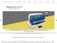 Tablet Screenshot of apbiocode.com